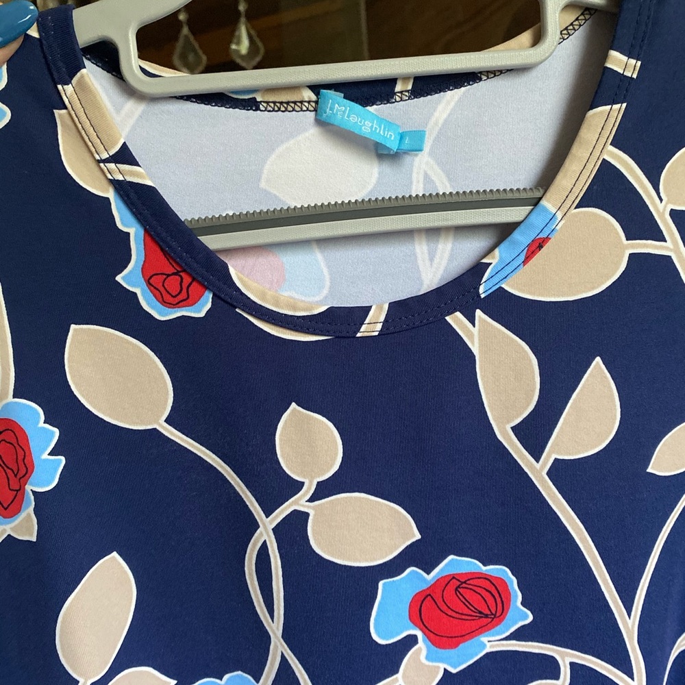 J McLaughlin signature tee